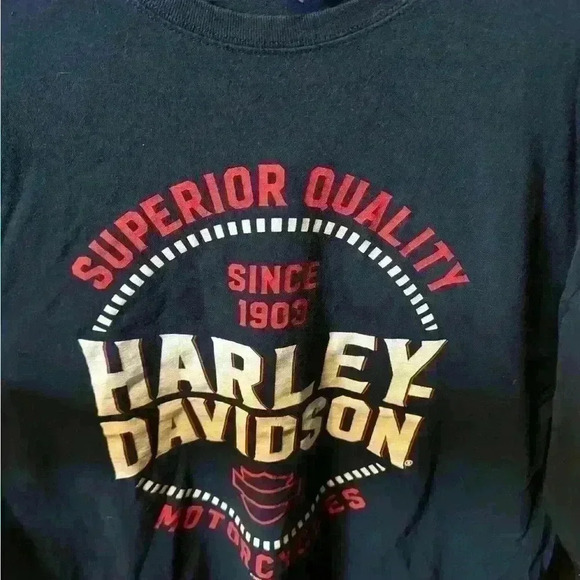 Men’s Harley Davidson Northwest Short Sleeve Blue Tshirt Size XXL - Picture 2 of 5